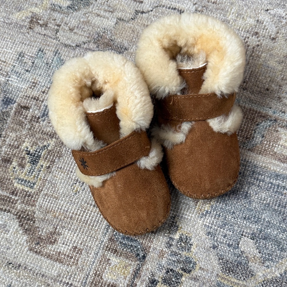 L.L. Bean Brown and Cream Kids Boots